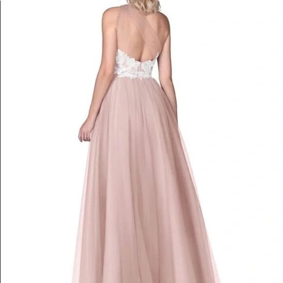 Azazie Noa Dress Wisteria with Men’s Matching Vest and Tie - Picture 13 of 15